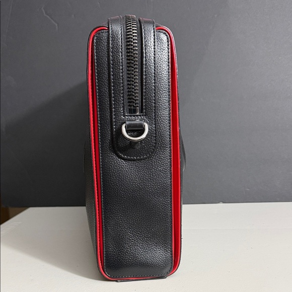 Christian Louboutin Black and Red Leather Large Briefcase - Picture 4 of 14